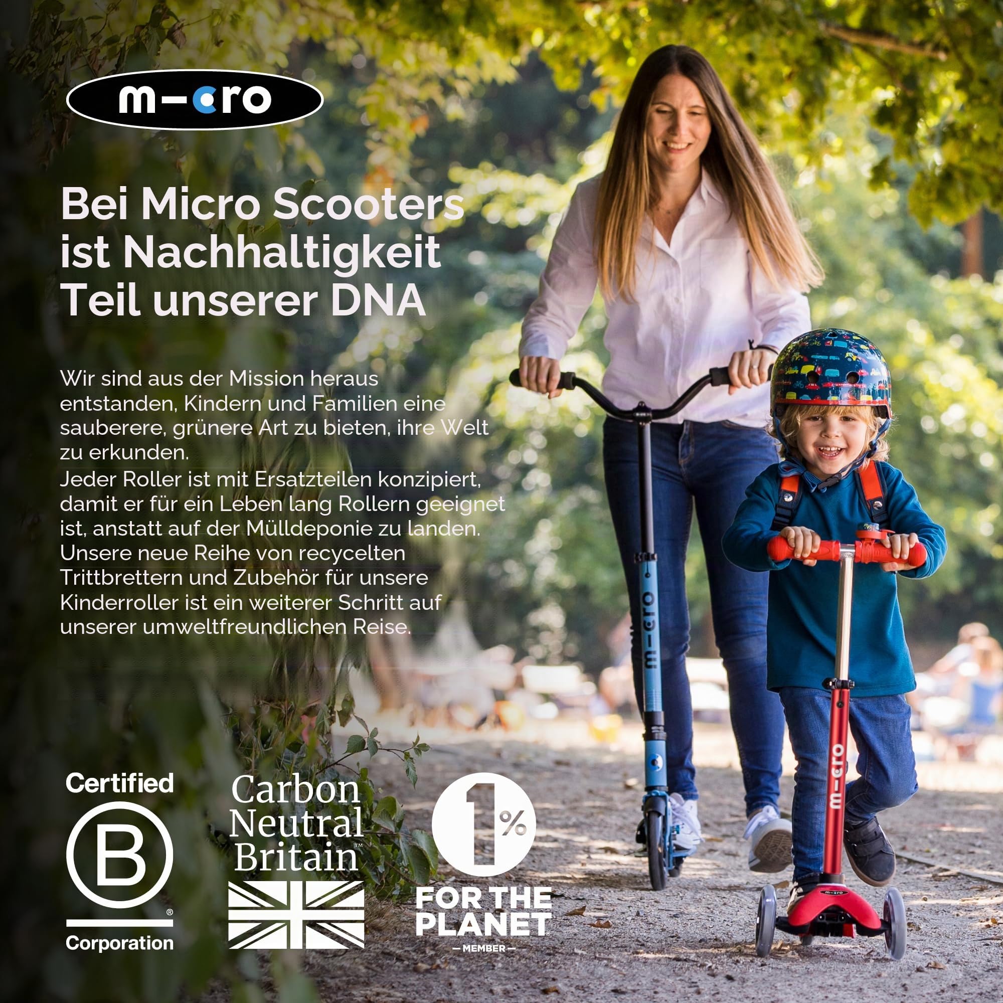 Micro™ Luggage junior Patch & Play | Kindertrolley mit Scooter | Höhenverstellbar & klappbar | Reisekoffer | Kinder Handgepäck | Koffer, Trolley & Roller in einem ab 3 Jahre