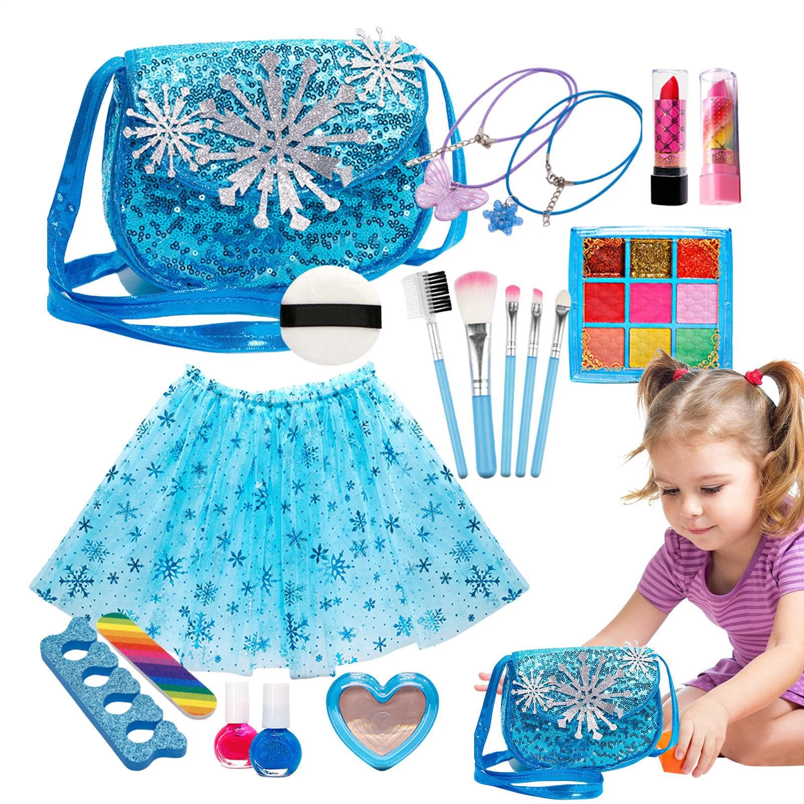 Juego De Maquillaje para Niños Y Niñas Compacto Y Interactivo