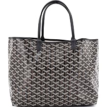 Pre-Loved Saint Louis Tote Coated Canvas PM, Black