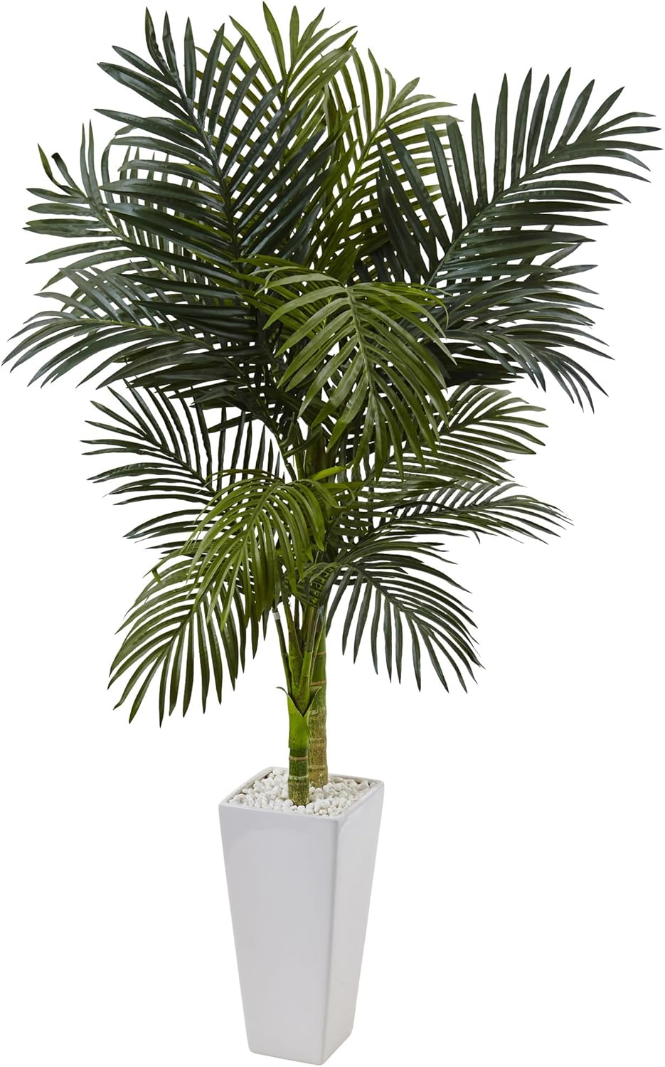 Amazon.co.jp (ニアリーナチュラル) Nearly Natural 5フィート ゴールデンケーン ヤシの木 グリーン ホーム