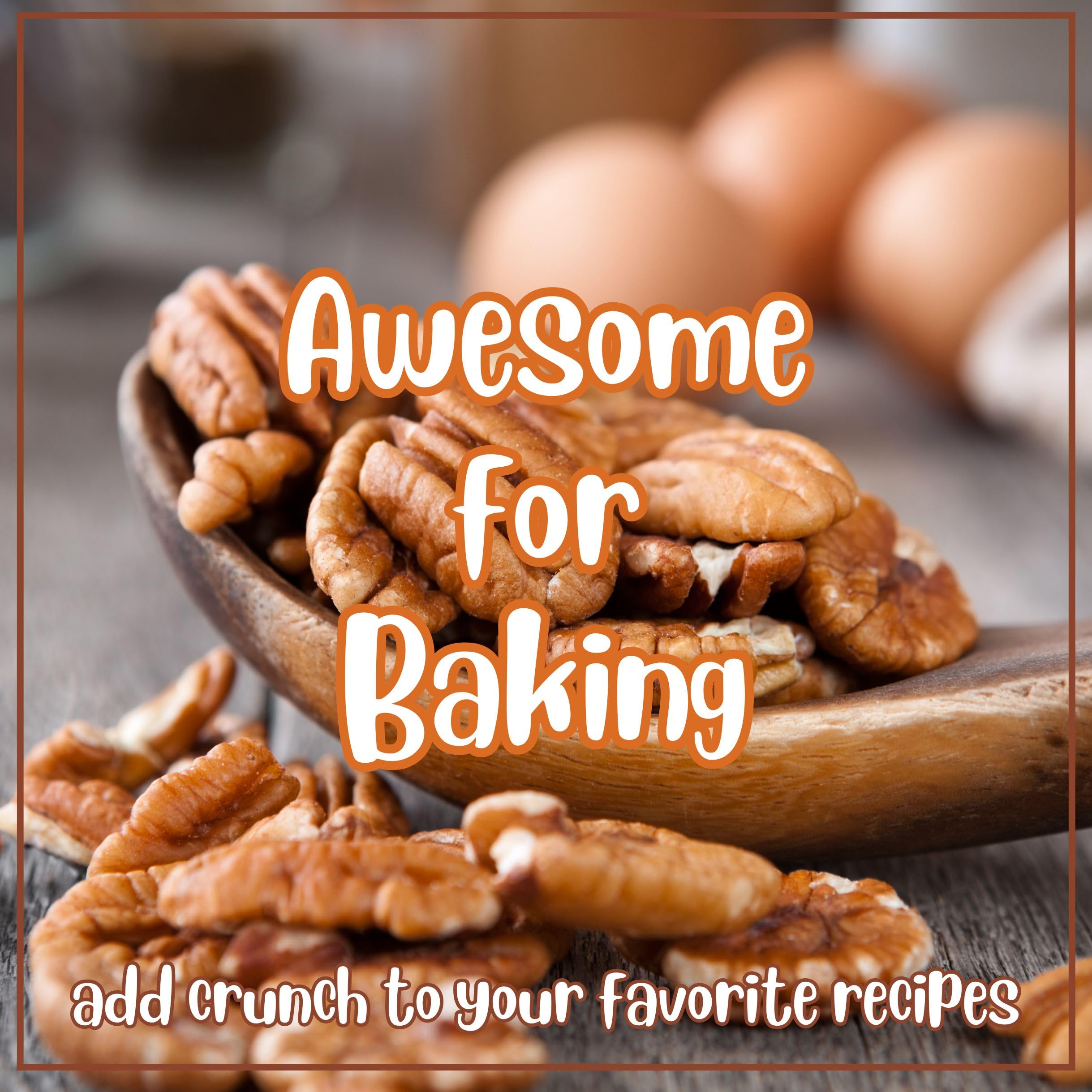 Raw Unsalted Pecans – 2 Lbs, Perfect For Baking & Snacking
