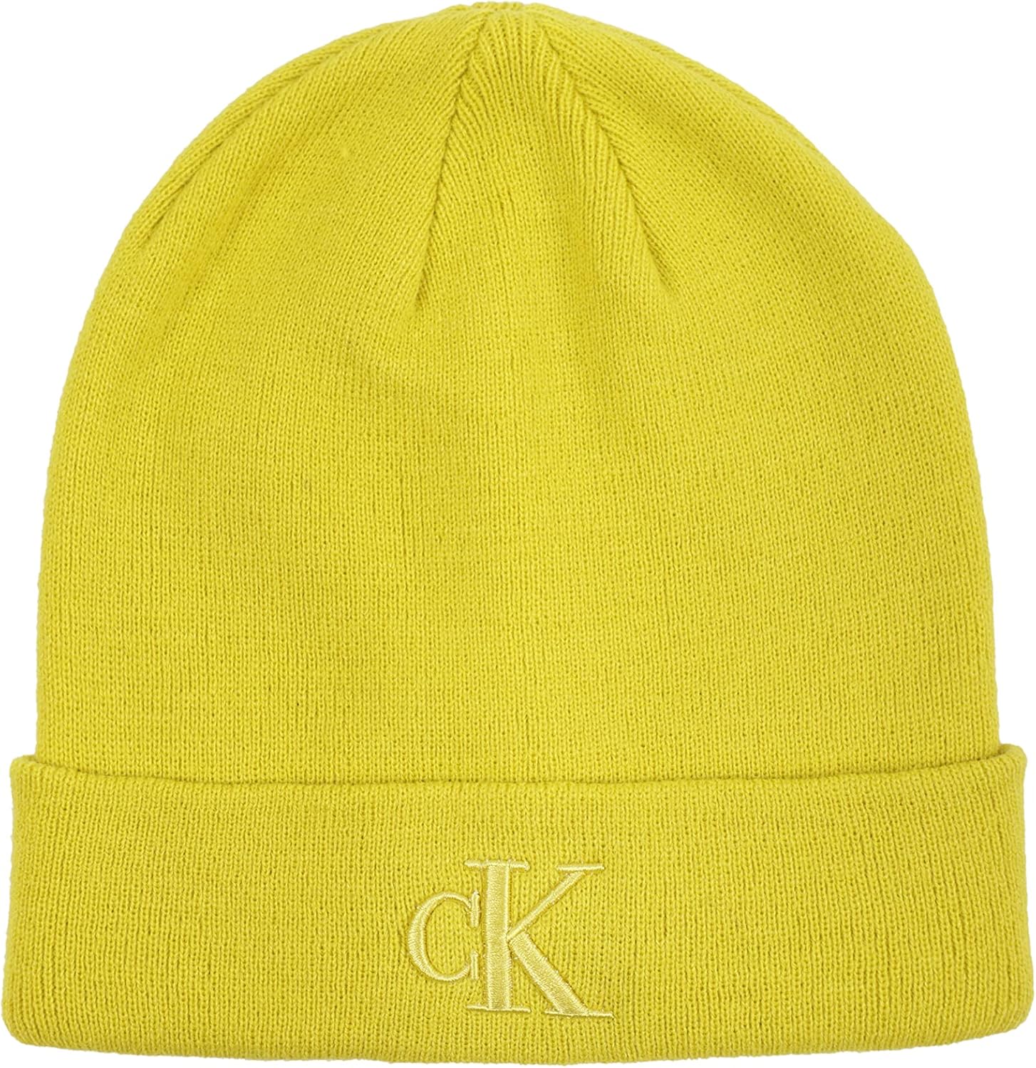 Calvin Klein Mens 3D Embroidered Ck Monogram Cuff Hat