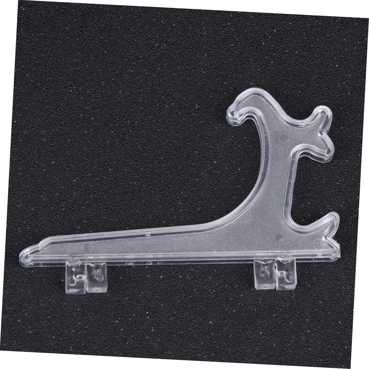 RORPOIR Solid Plastic Display Stand Bending Legs 15 Pcs Plate Rack Easel for Home Office Tea Show