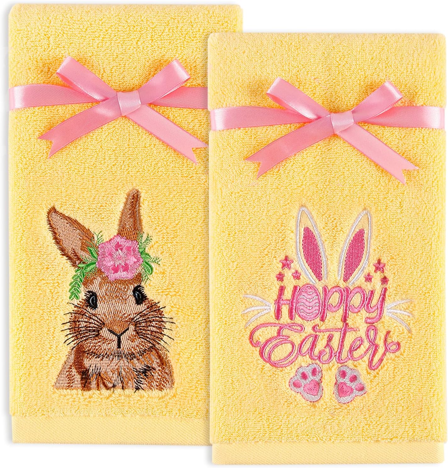 Hexagram Easter Hand Towels for Bathroom Set of 2, Easter