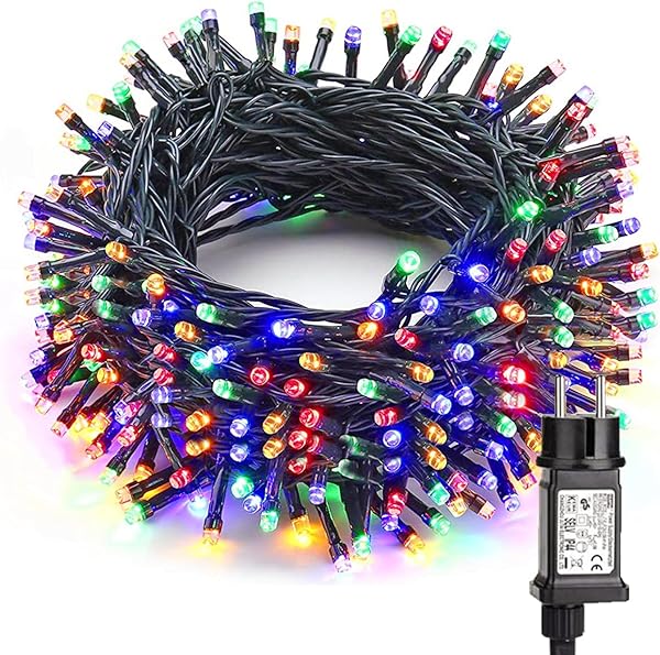 BrizLabs Guirlande Lumineuse de Noël 20m, 200 LED Multicolores