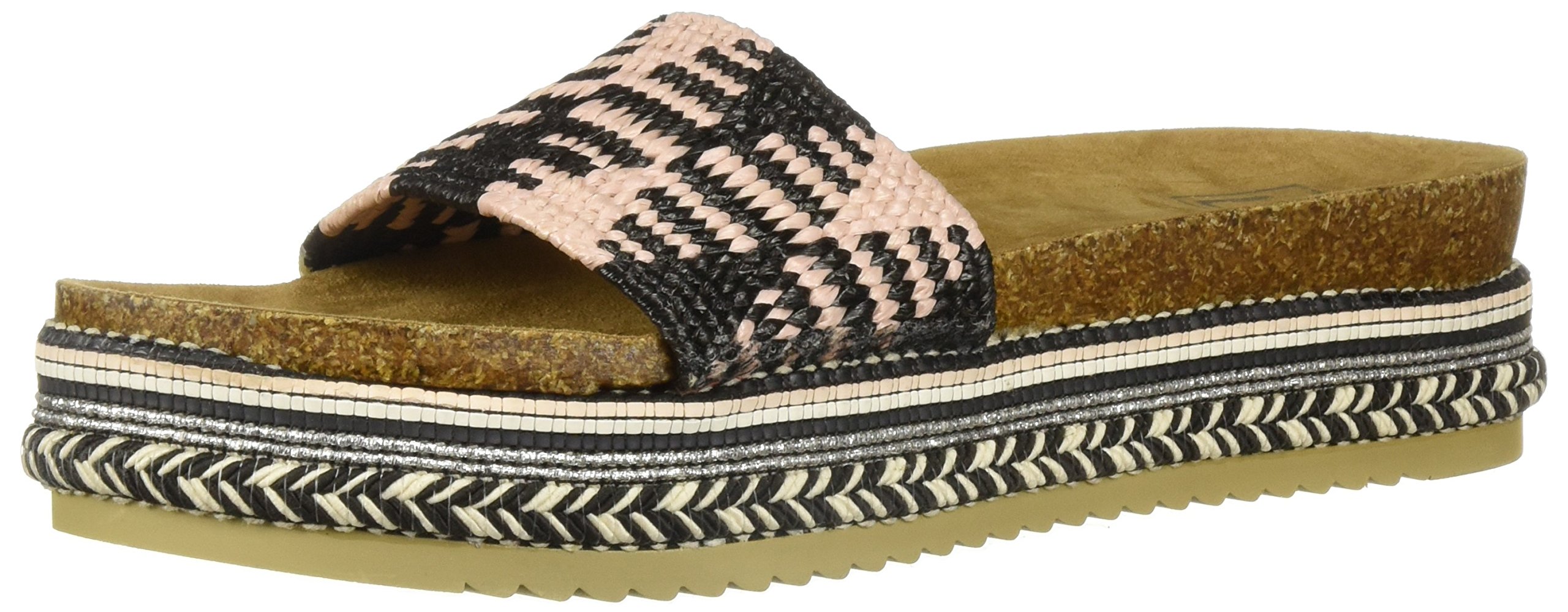 LFL by Lust for Life Women's Ll-Pike Wedge Sandal, Multicoloured