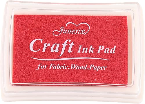 Miniatura 3 de YPSelected Almohadilla de tinta para sellos de bricolaje para papel, madera y tela, 15 colores disponibles para sellos de goma (negro)