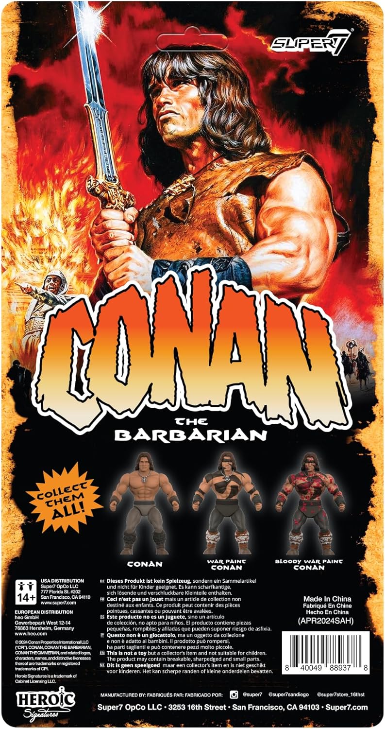 Super7 Conan the Barbarian Vintage Figures Wave 02 - Conan Action Figure