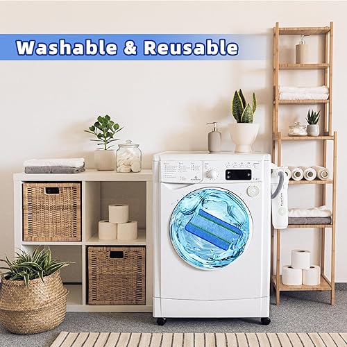 Miniatura 5 de Paquete de 8 almohadillas reutilizables para trapeador Swiffer WetJet, almohadilla de repuesto de microfibra de limpieza profunda para pisos