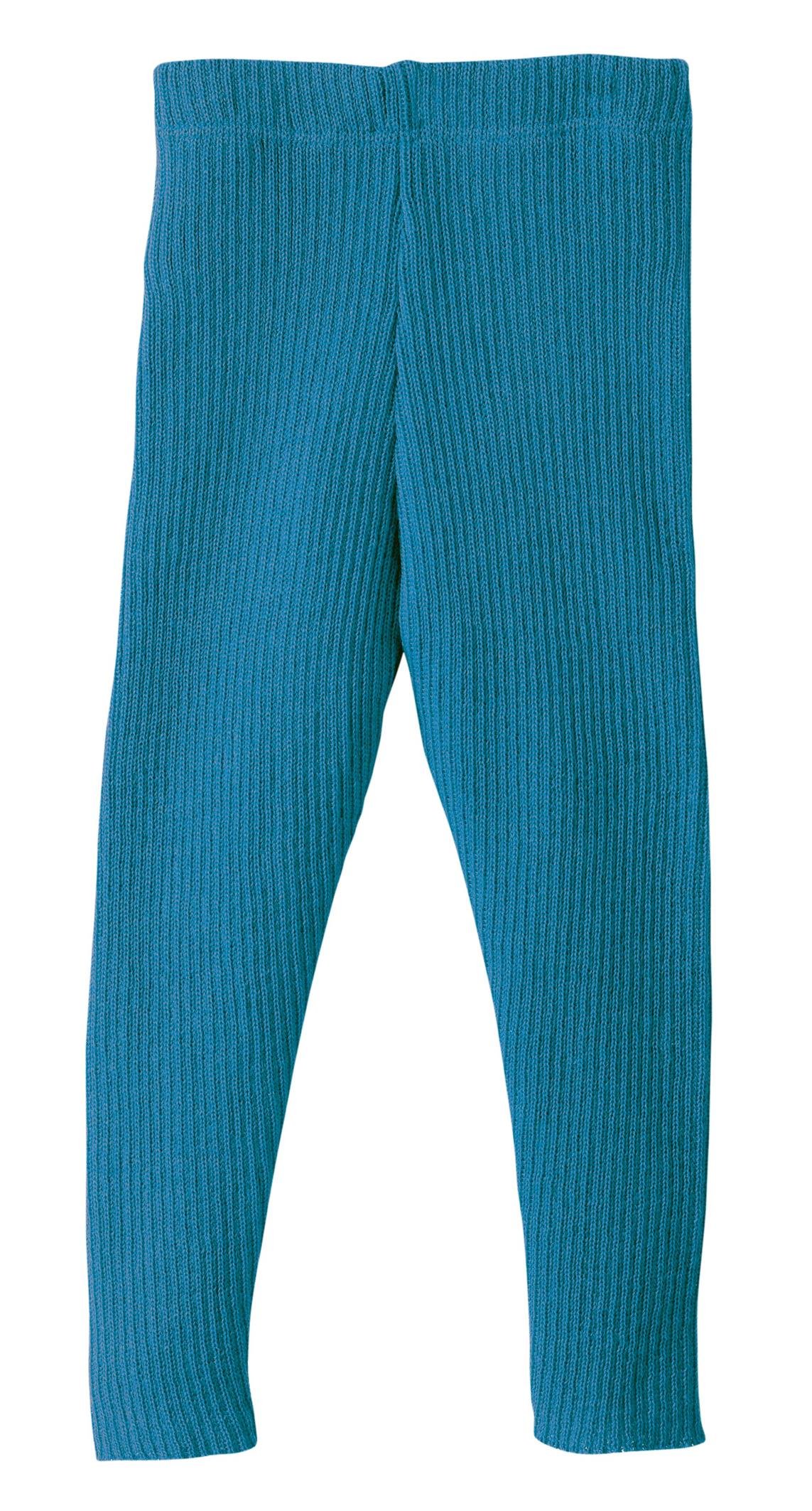 Disana 33205XX Knitted Leggings Wool, Blue, 62/68 cm