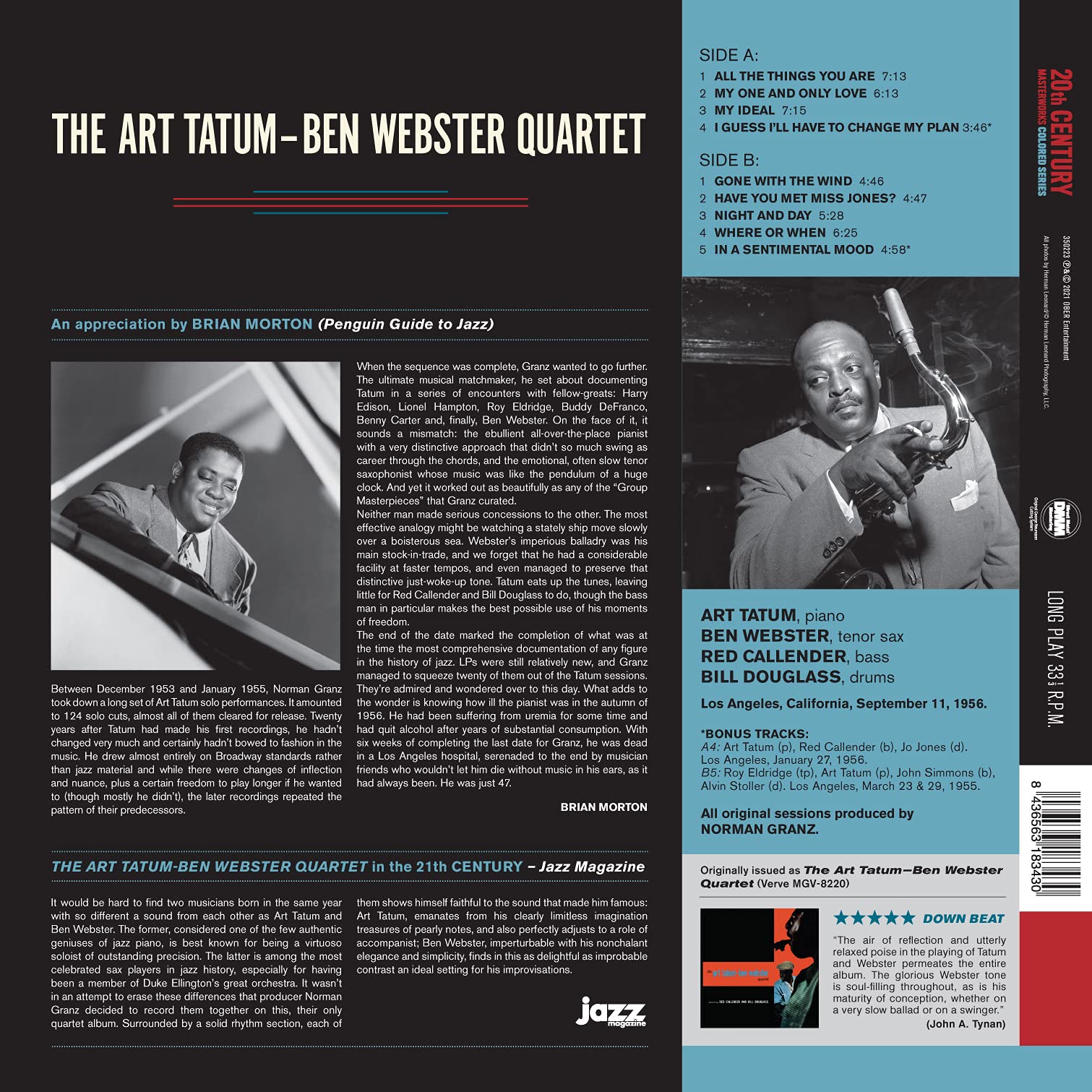 Art Tatum - Ben Webster Quartet