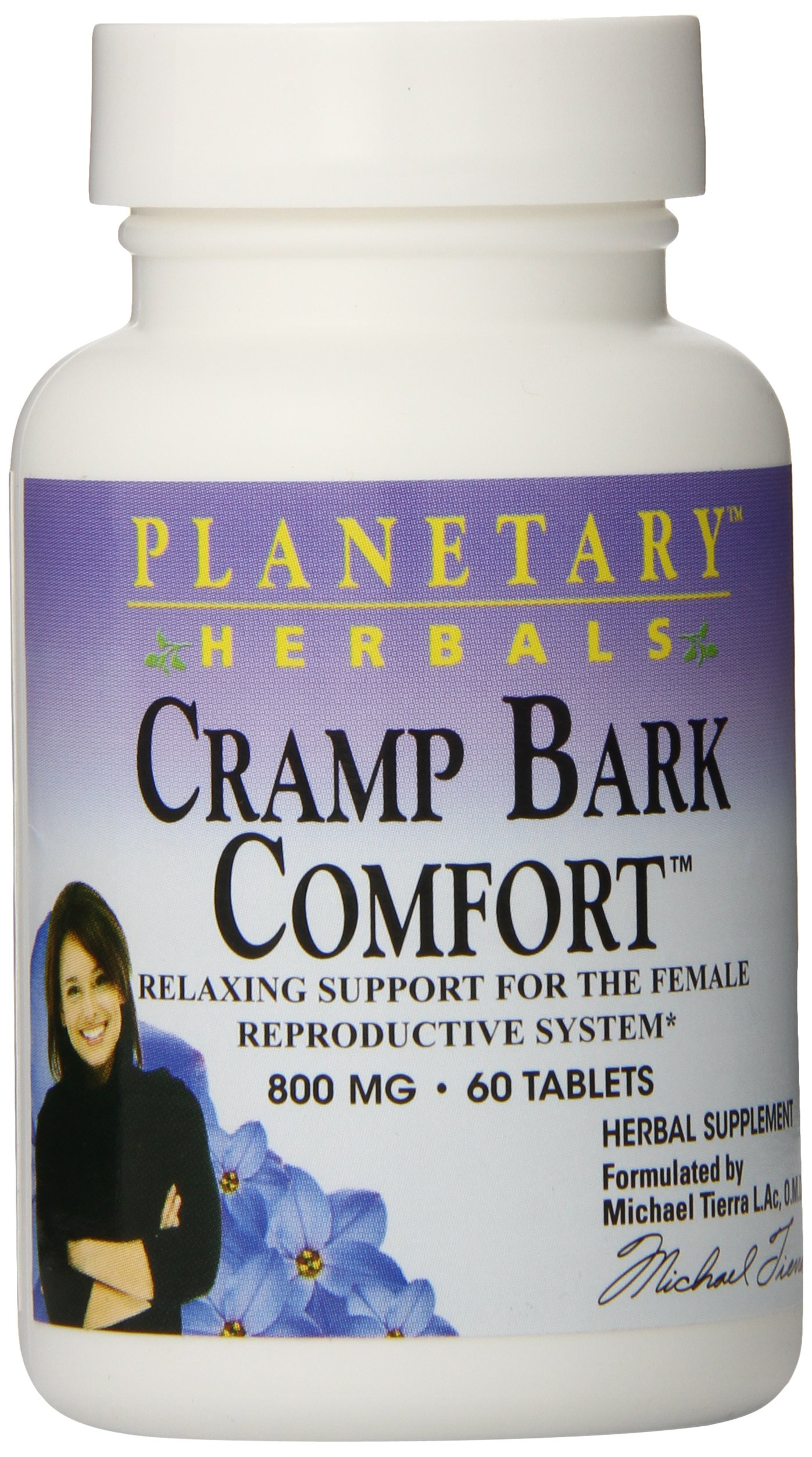 Planetary Herbals Cramp Bark Comfort Tablets, 60 Count