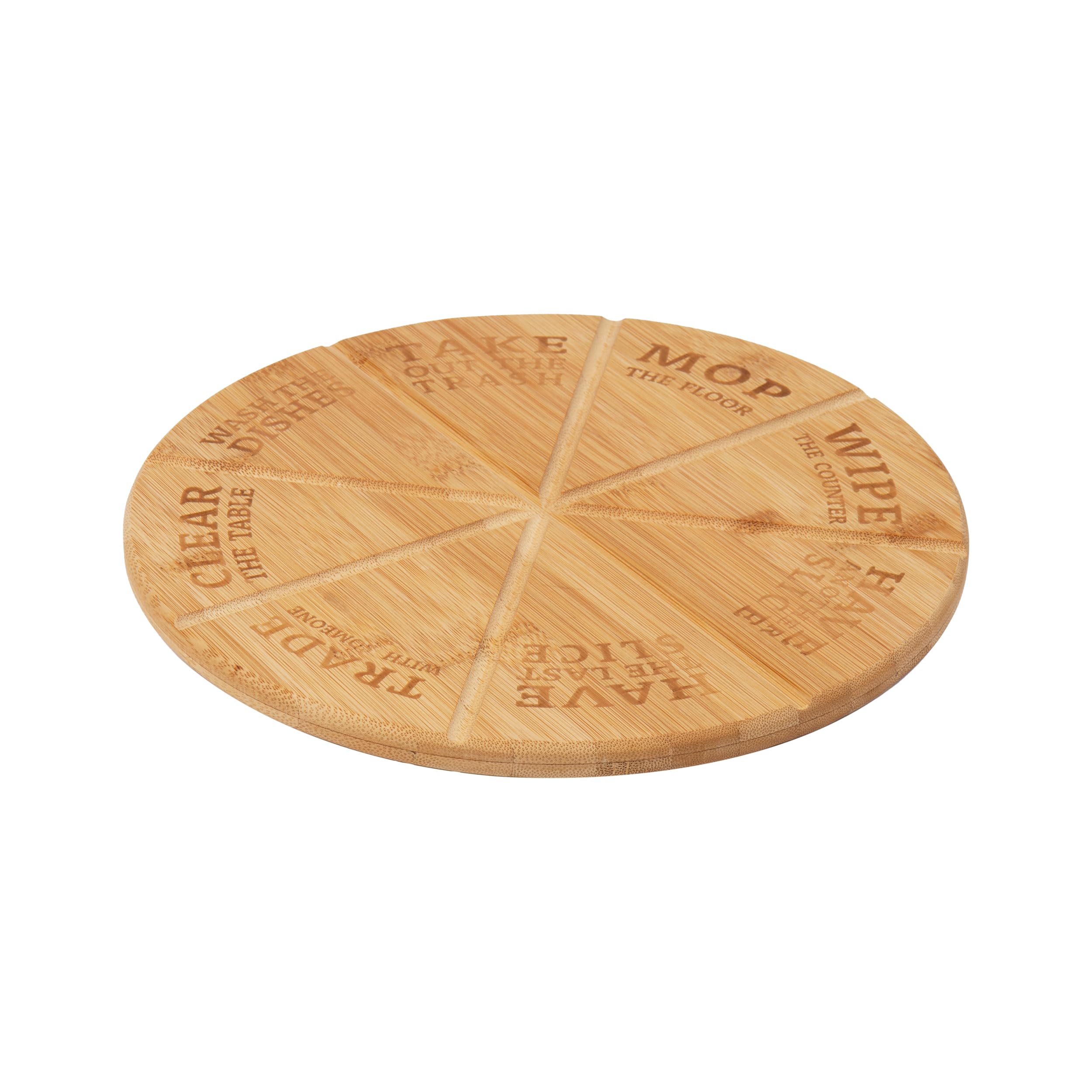 Maison Sucasa Pizza Board, Premium Bamboo Serving Tray, Perfect for Homemade Pizzas and Appetizers