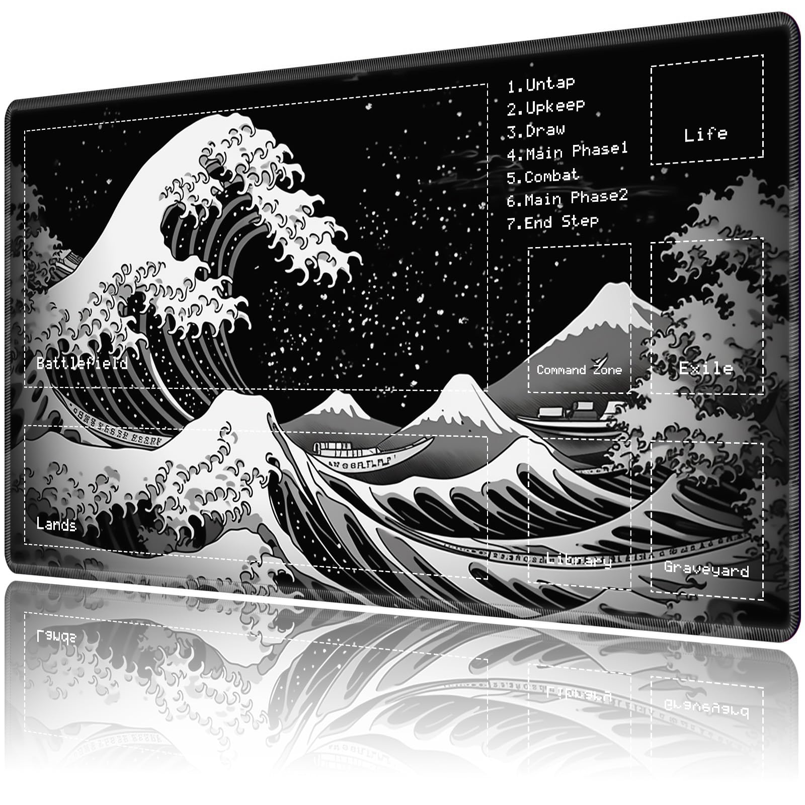 Amazon.com: Playmat for MTG with Zones, Game Play Mat for MTG TCG
