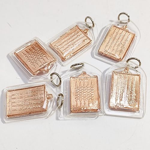 Miniatura 8 de Amuleto tailandés Buda colgante mágico sagrado para hombres mujeres Arjan Nu Kanpai Yantra 5 filas NAT collares ricos., Metal y plástico