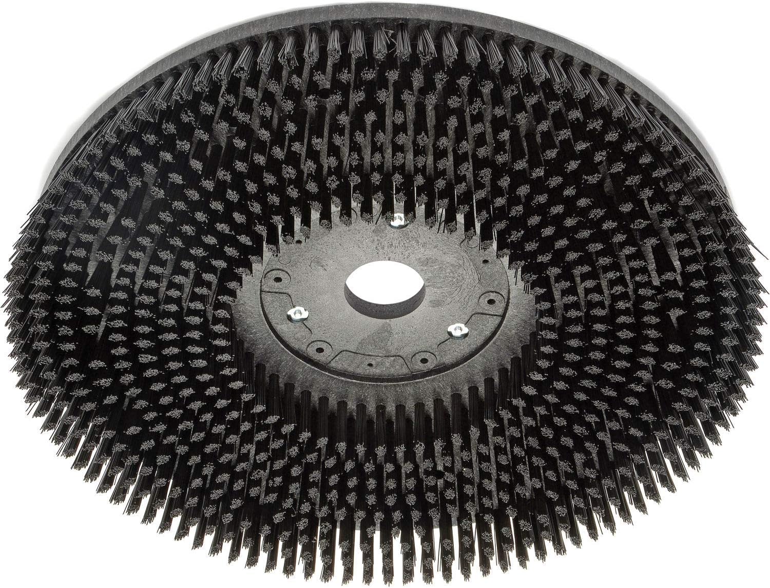 Global Industrial 20" Diameter Scrub Brush for 20" Floor Scrubber and 40" Ride-On Scrubber, Flexible Soft Nylon Bristles, Compatible with CAT C20E/C20T/C40R