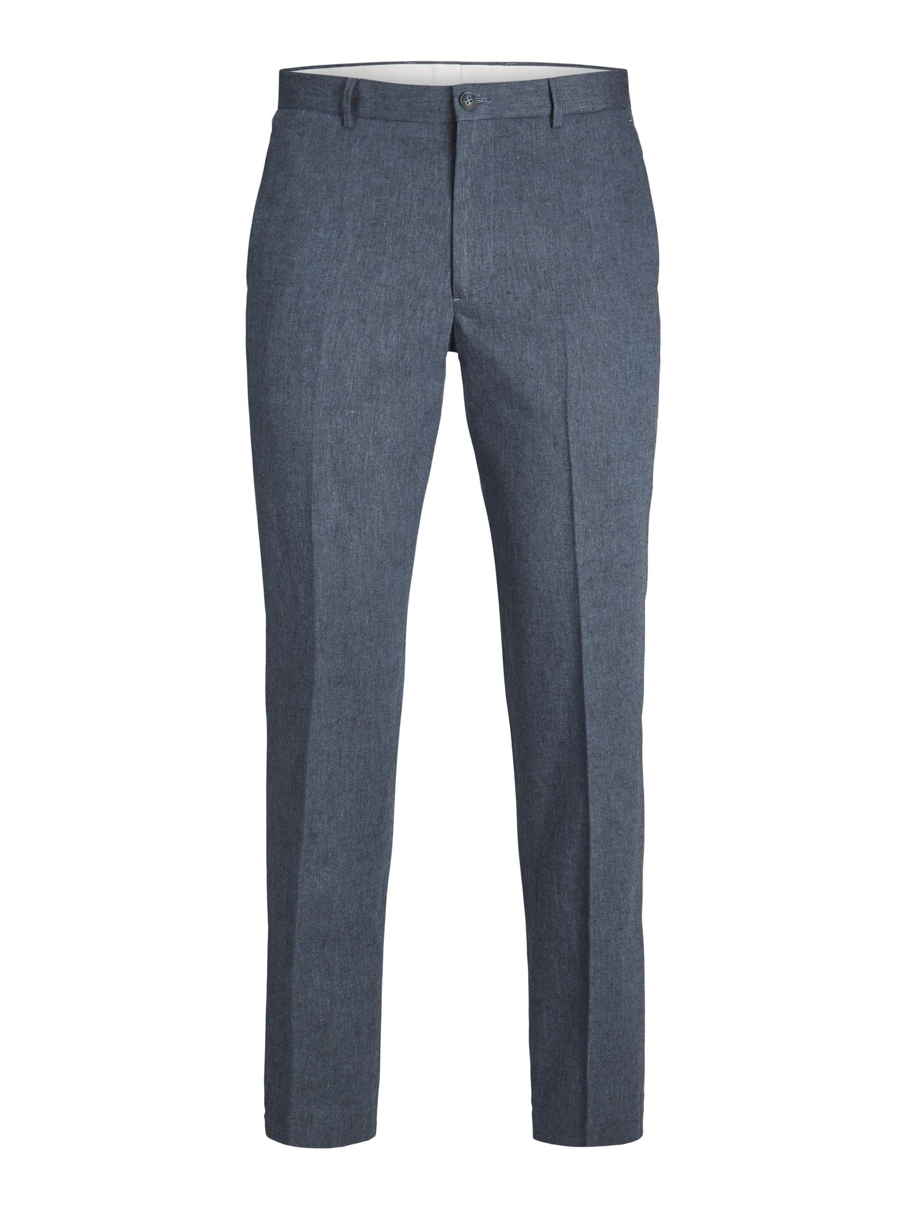 JACK & JONES Jprriviera Linen Trouser Slim Fit Sn - Garnitur — spodnie Mężczyźni