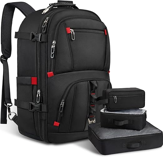 ZOMFELT Carry On Backpack, Travel Backpack for Men, 45L Flight Approved