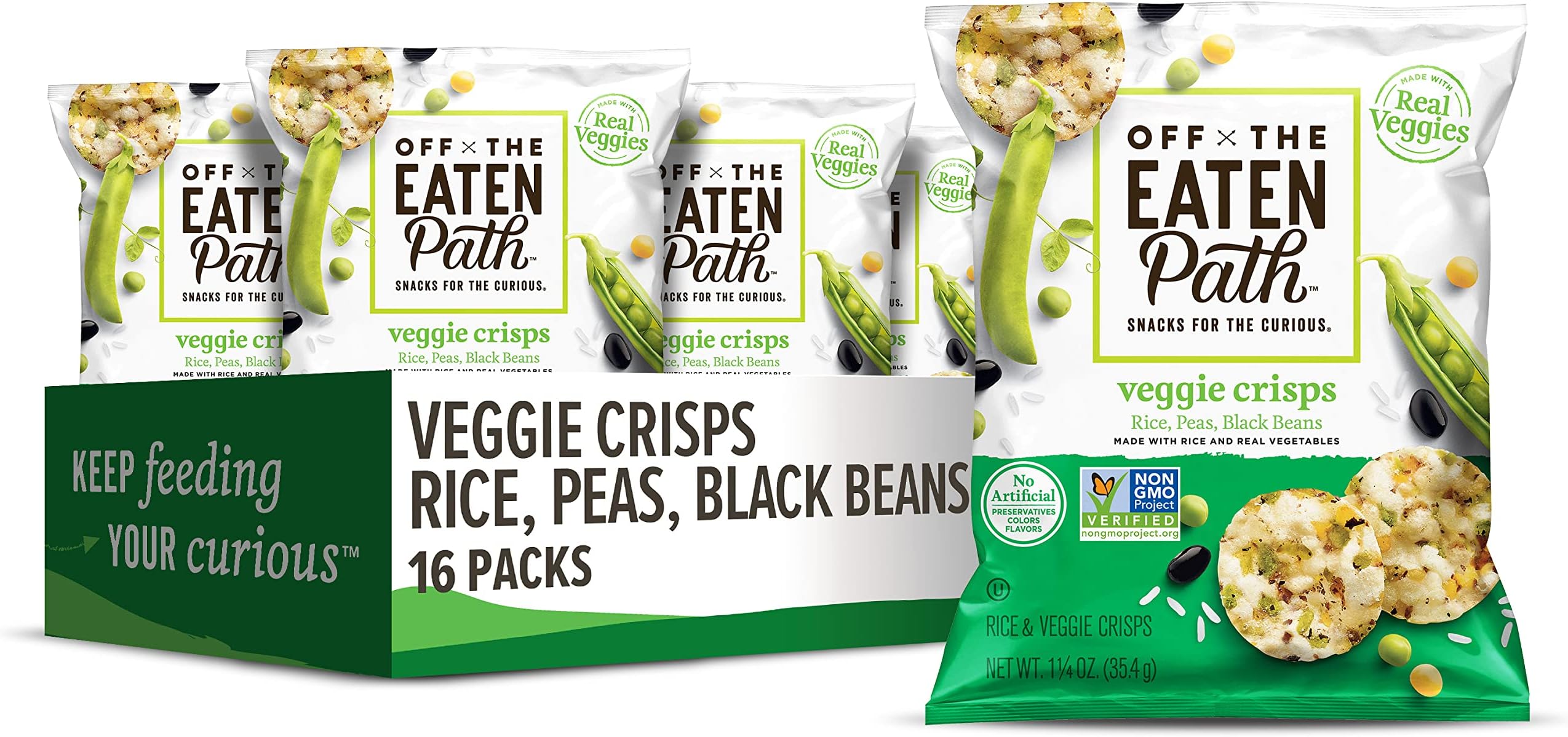 Off The Eaten Path Veggie Crisps, Mosaic, 1.25 Ounce (Pack of 16)