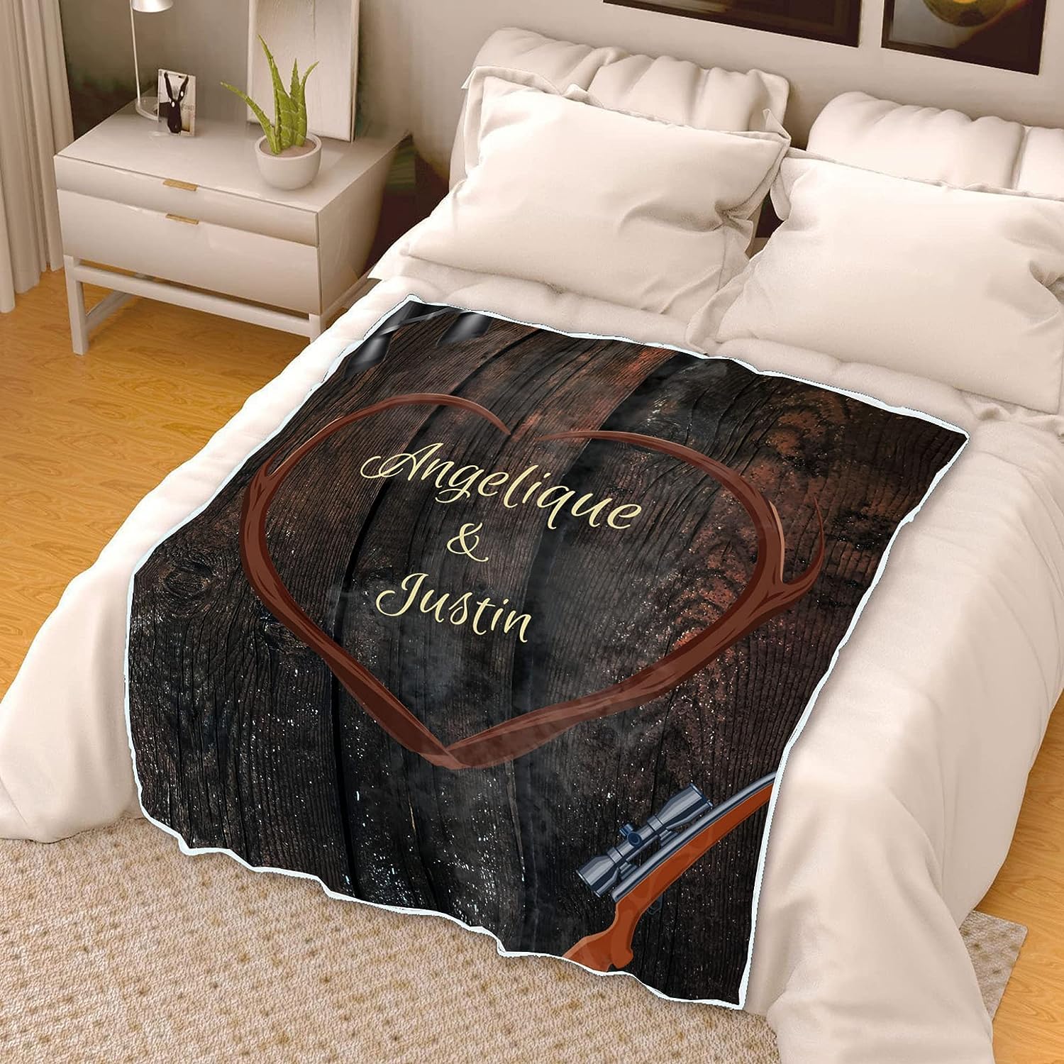 Manta personalizada de Mr & Mrs con nombre, para marido y esposa, manta personalizada para parejas con nombres, manta de forro polar personalizada para bodas, aniversario de parejas, artículos