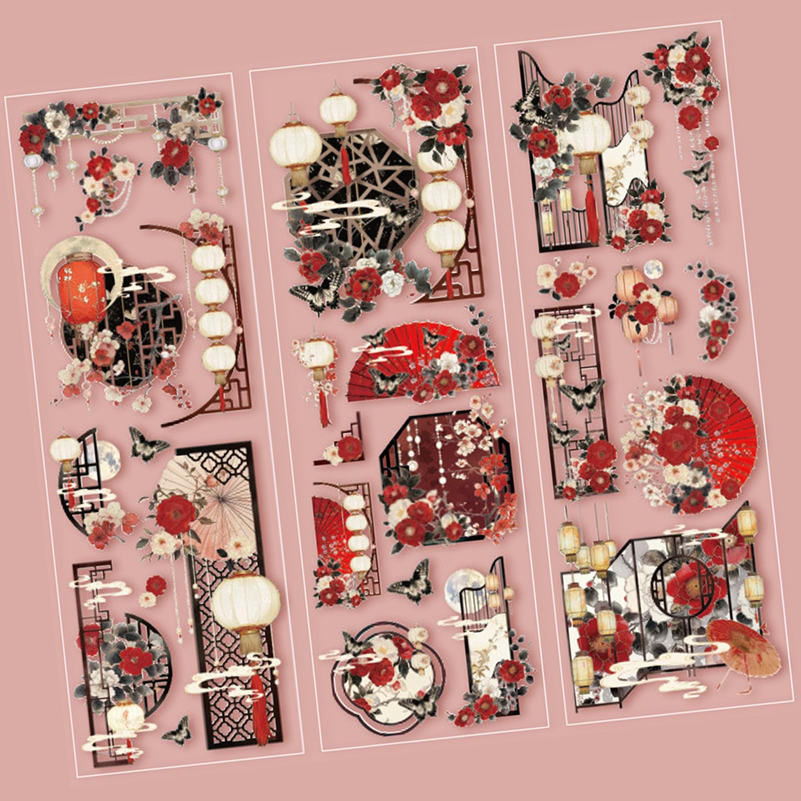 Kahdgss Type1 Decorative Scrapbooking Sticker Decoration Planner Sticker For Album Journal Art Card Making Scrapbook Stickers Artistic Journaling Book Aesthetic Decorative Scrapbook Stickers For Adults