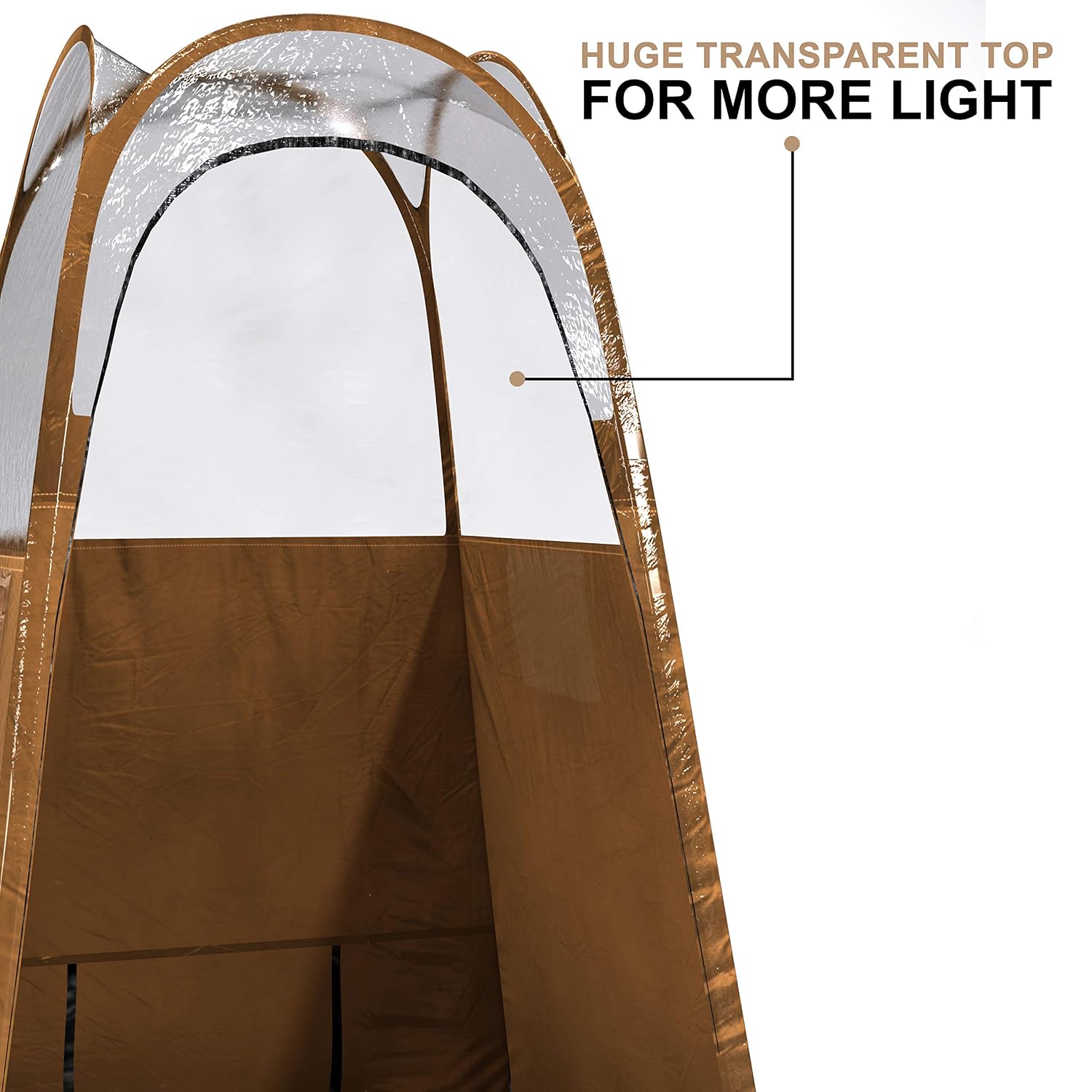 Spray Tan Tent (Bronze) The Best, Bigger Than Others, Folds Easily in 30 Seconds and Has NO Logo On Tent Itself! Professional Sunless Tanning Pop-Up Spraying Booth for Airbrush Art, Makeup & Painting
