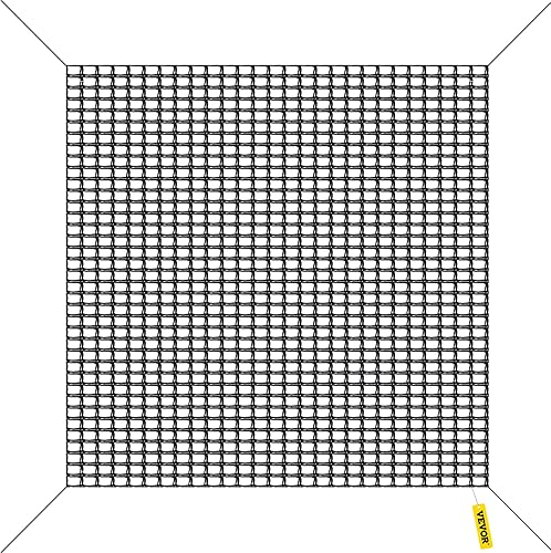 VEVOR Red de carga para escalar, red de carga de escalada de 14.8 x 14.8 pies, red de carga de poliéster de doble capa para escalada al aire libre