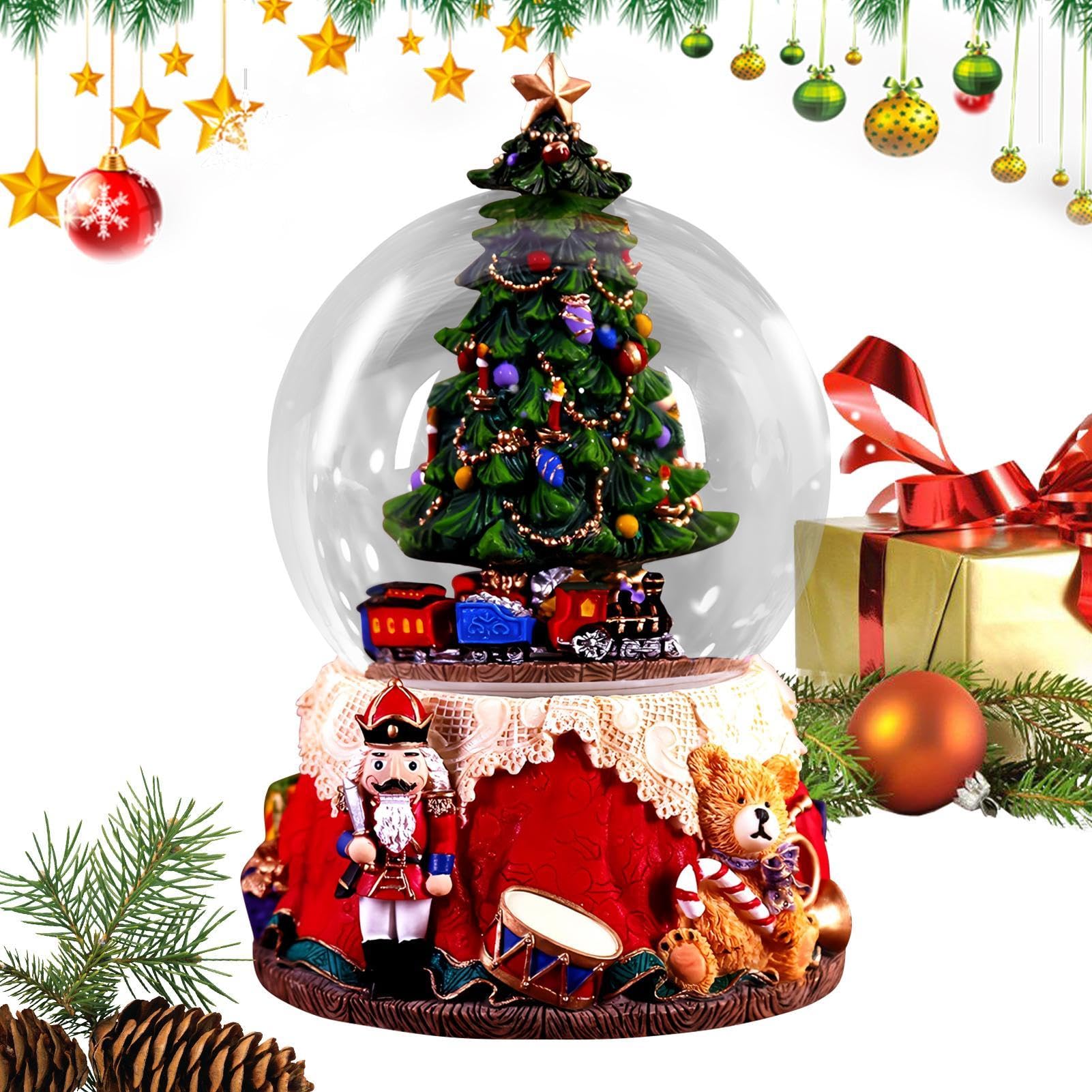 Boule à Neige Musicale Casse-Noisette, Boule à Neige de Soldats | Casse-Noisette de Noël, Boule à Neige Musicale Casse-Noisette | Boîte à Musique avec Boules de Neige de Noël, Boule à Neige