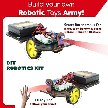 Butterfly EduFields 5in1 Robot Building Kit for Kids Age 8-12, DIY Robotics