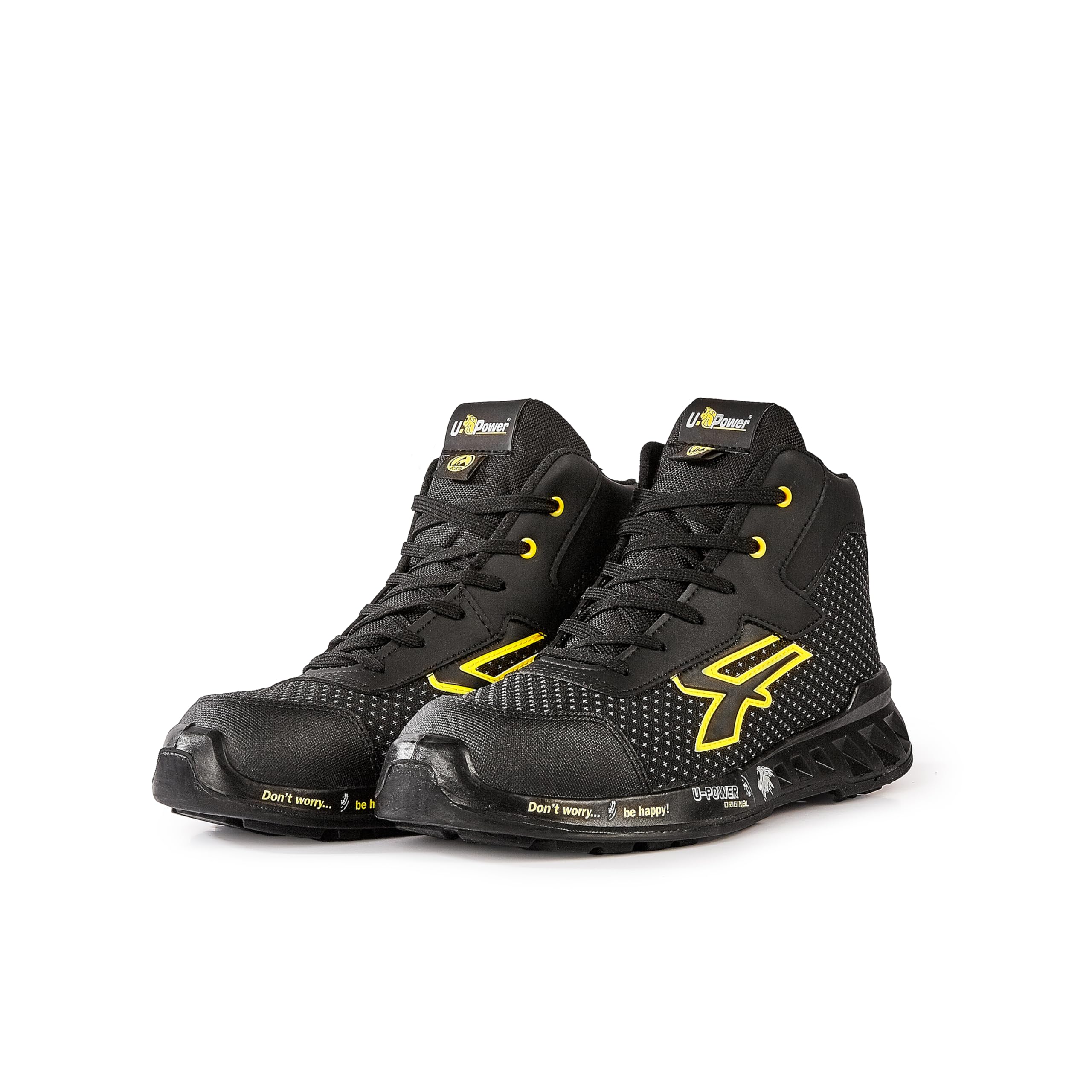 U-POWER | Scarpe Antinfortunistiche Alte Joe S ESD S3S CI FO SR, Puntale Alluminio, Antiperforazione Tessile No Metal
