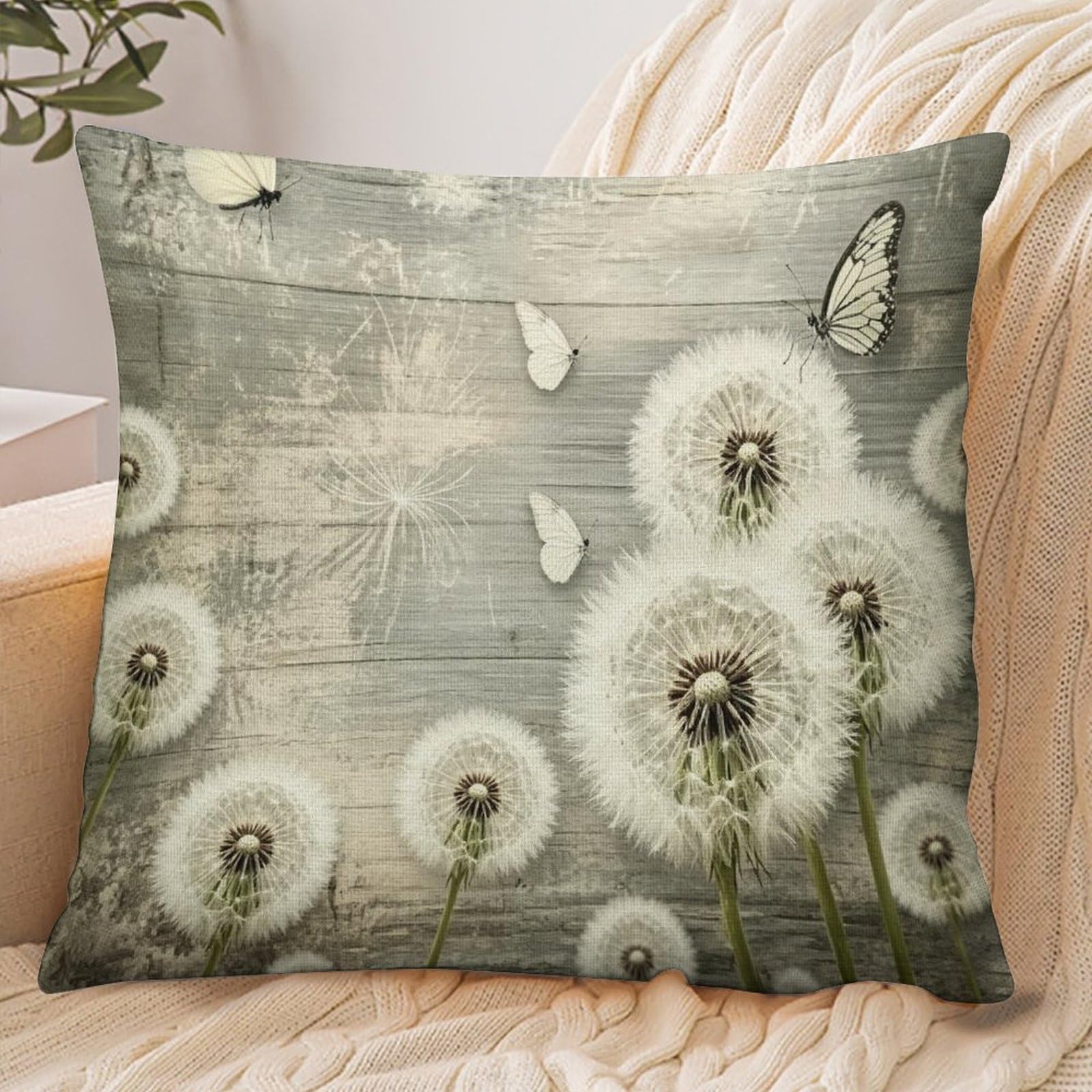 Fekiloot Style Dandelion Pillowcase Pillow Sham Pillow Case