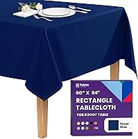 Vista 116 de Gee Di Moda - Mantel rectangular de 60 x 84 pulgadas – Mantel rectangular de poliéster lavable para mesa de 5 pies