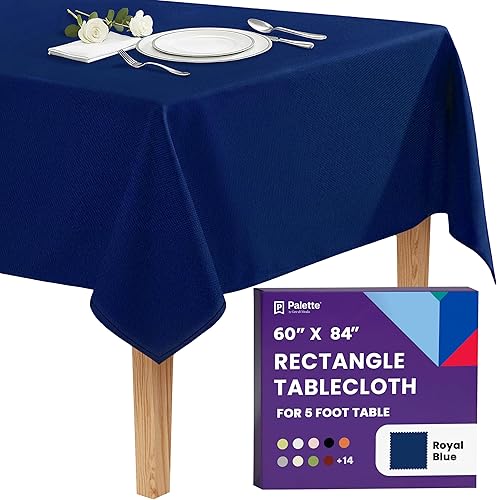 Miniatura 113 de Gee Di Moda - Mantel rectangular de 70 x 120 pulgadas – Mantel rectangular de poliéster lavable, ideal para mesa de bufé, fiestas, cenas, bodas y más