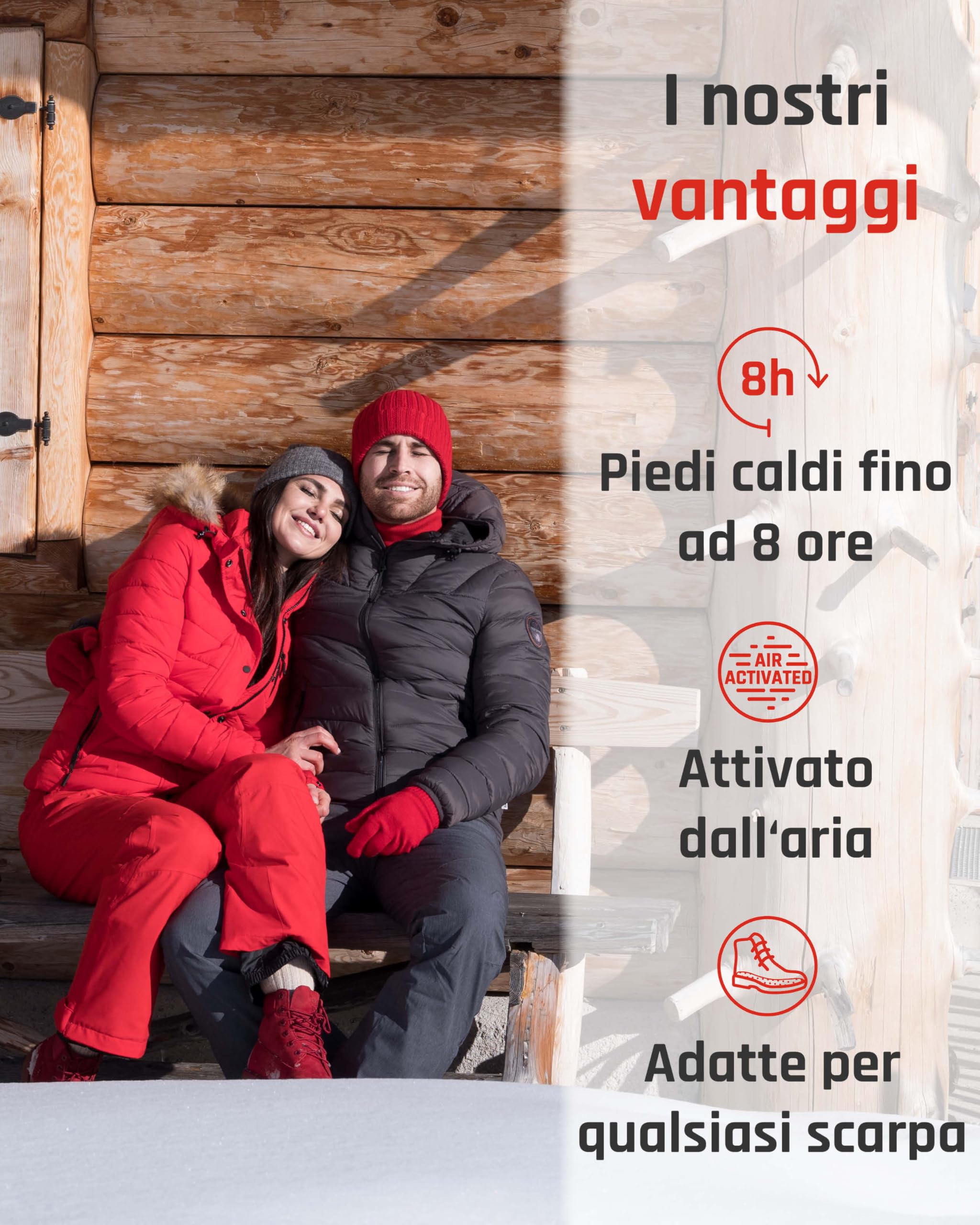 Terratherm Solette riscaldanti - attivato dall’aria - per 8 ore die calore per i piedi - 5, 10 o 30 paia - scaldapiedi per scarpe - suole riscaldanti con 100% calora naturale