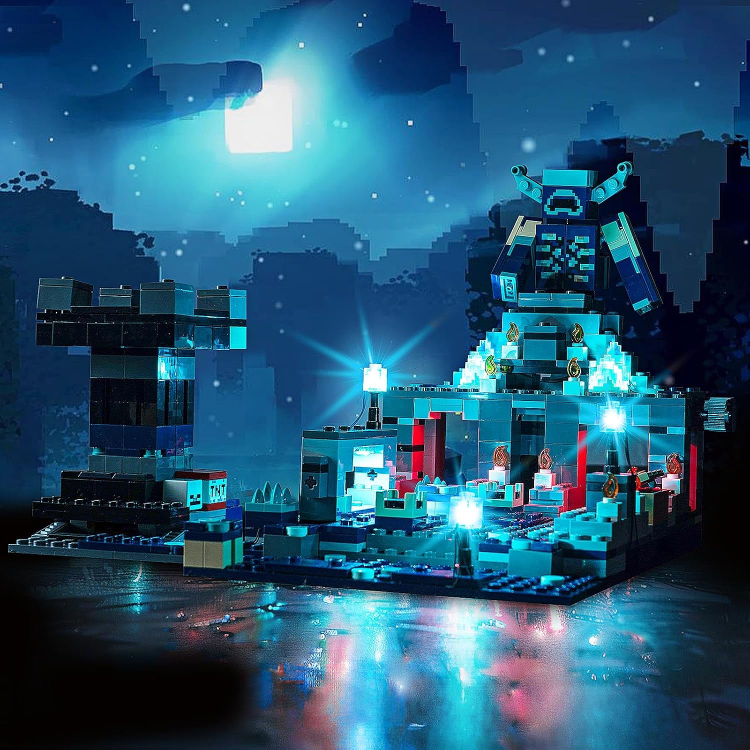 LED Lighting Compatible with Lego 21246 The Deep Dark Battle, Customized Light Kit Compatible with Lego 21246, Giving Light to Model, NOT Included The Model Set