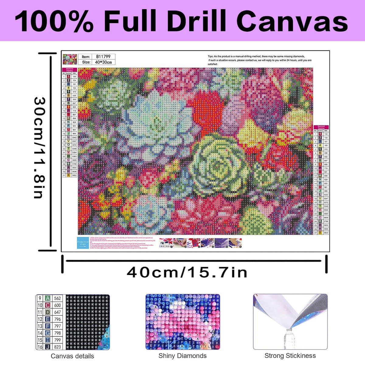 Amazon.co.jp: mrpwnle 多肉植物 ダイヤモンドペインティング