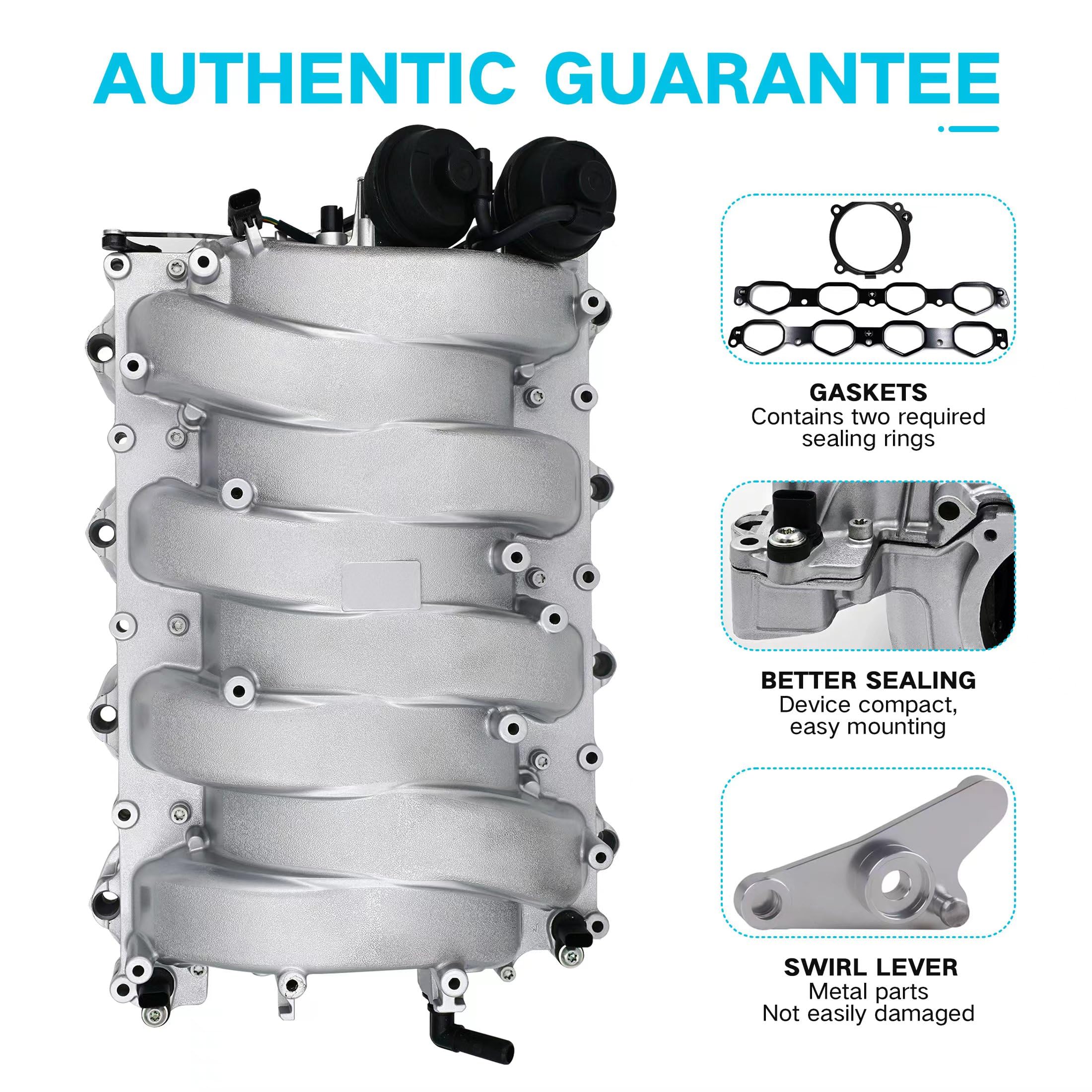 Amazon.com: FORRIE Upgraded Metal Swirl Lever Intake Manifold 