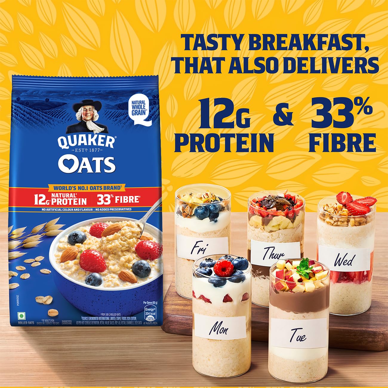 Quaker Oats Pouch, 2 kg 2