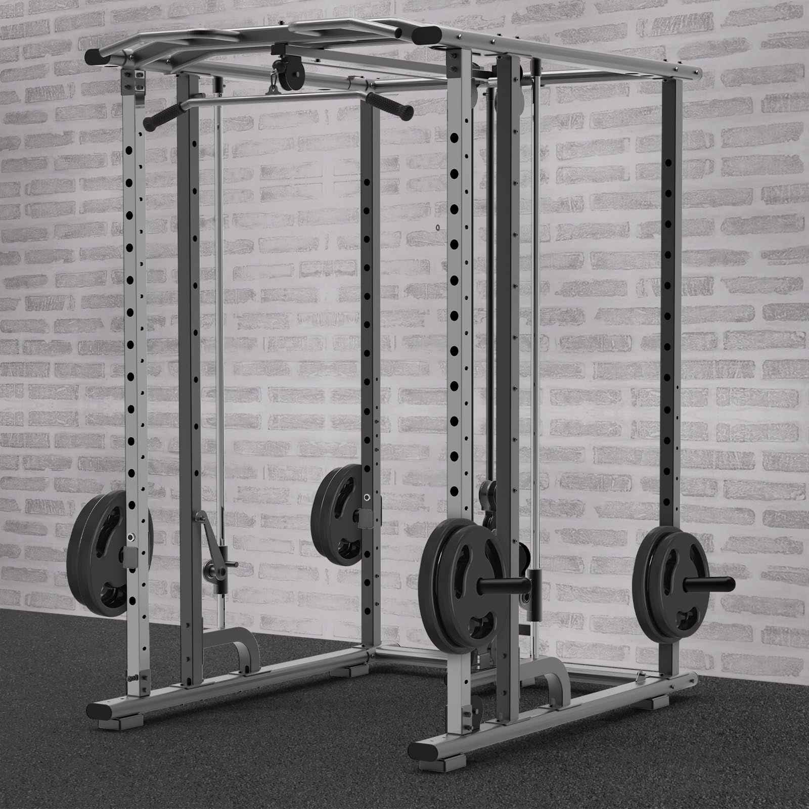 Kipika Soporte para discos de peso olímpicos de 2 pulgadas, estante de almacenamiento resistente para rack de potencia 3 x 3