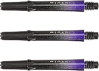 Vista 21 de Carbon Dart Shafts – Locked & Silent (Spinning) – 9 Sizes – for Soft Tip & Steel Tip Darts – Lightweight, Durable, Professional Grade