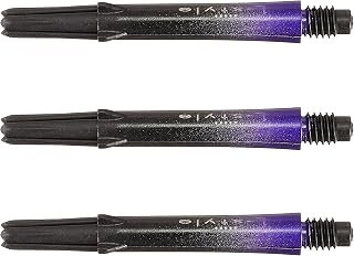 LSTYLE Ejes de dardos: eje en L, de carbono, dos tonos, degradado, color morado, 660 cm entre longitud
