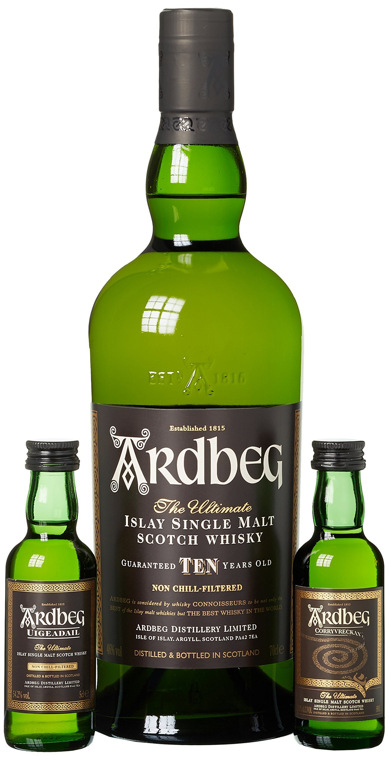 Ardbeg Single Malt Whisky Exploration Pack (1 x 0.7 l, 2 x 0.05 l)
