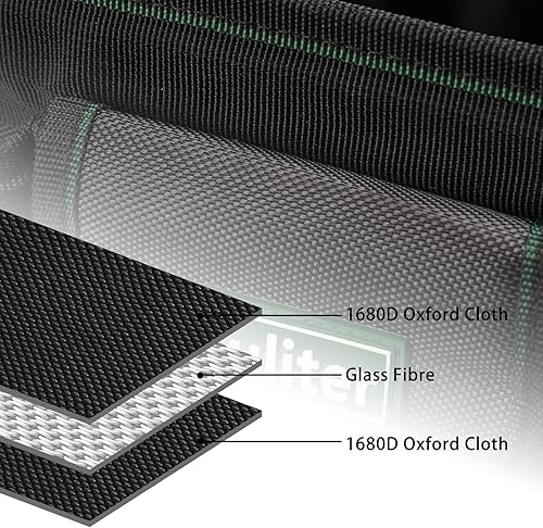 Miniatura 7 de Bolsa de herramientas pequeña de 11 pulgadas, bolsa de herramientas superior abierta con mango de acero inoxidable y correa de hombro ajustable, 21