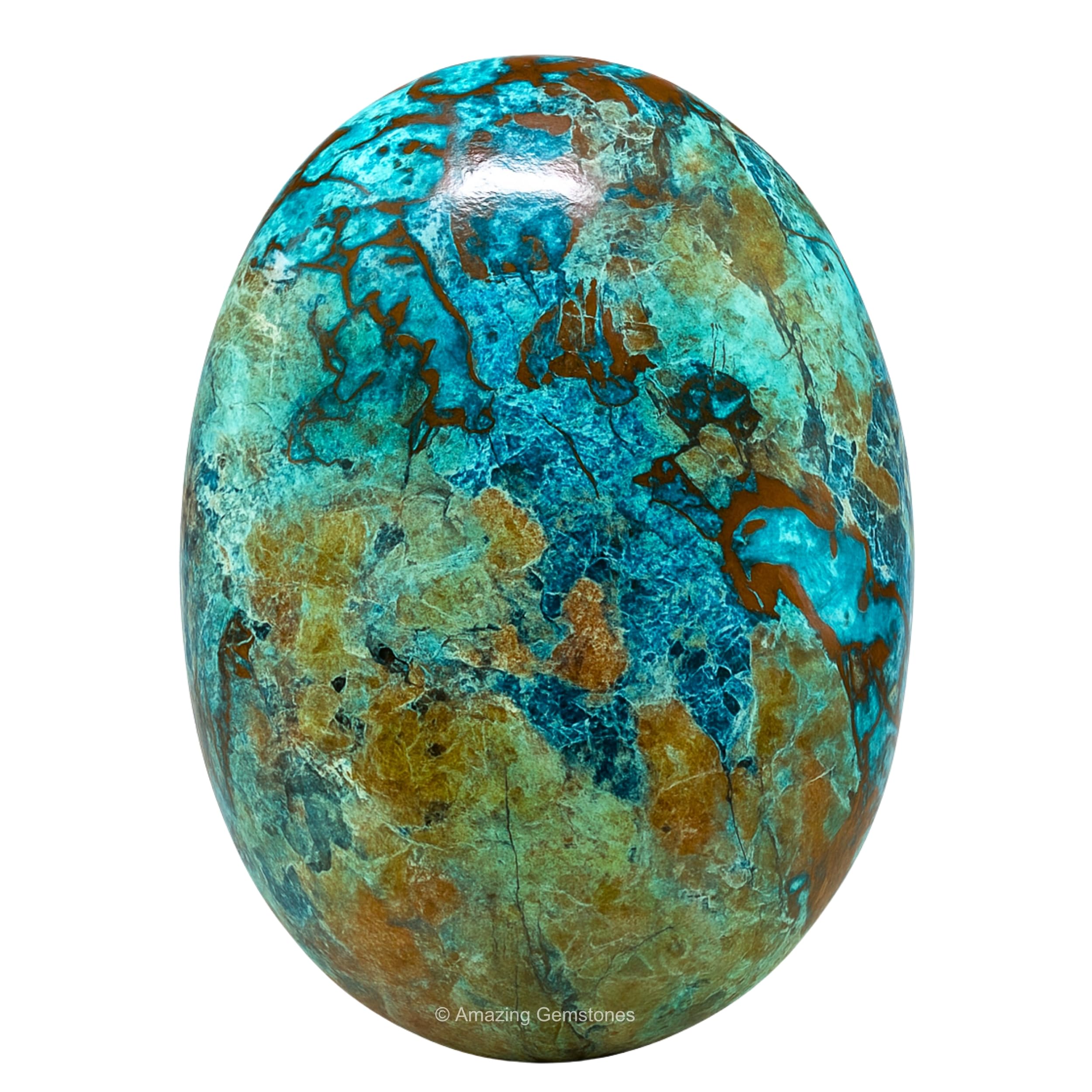 Amazing Gemstone Chrysocolla Shattuckite Crystals and Healing Stones - Large Palm Stone Crystals Piedra - Crystal for Good Luck, Positive Energy, Meditation - Unique Stocking Stuffers, Gifts for Women