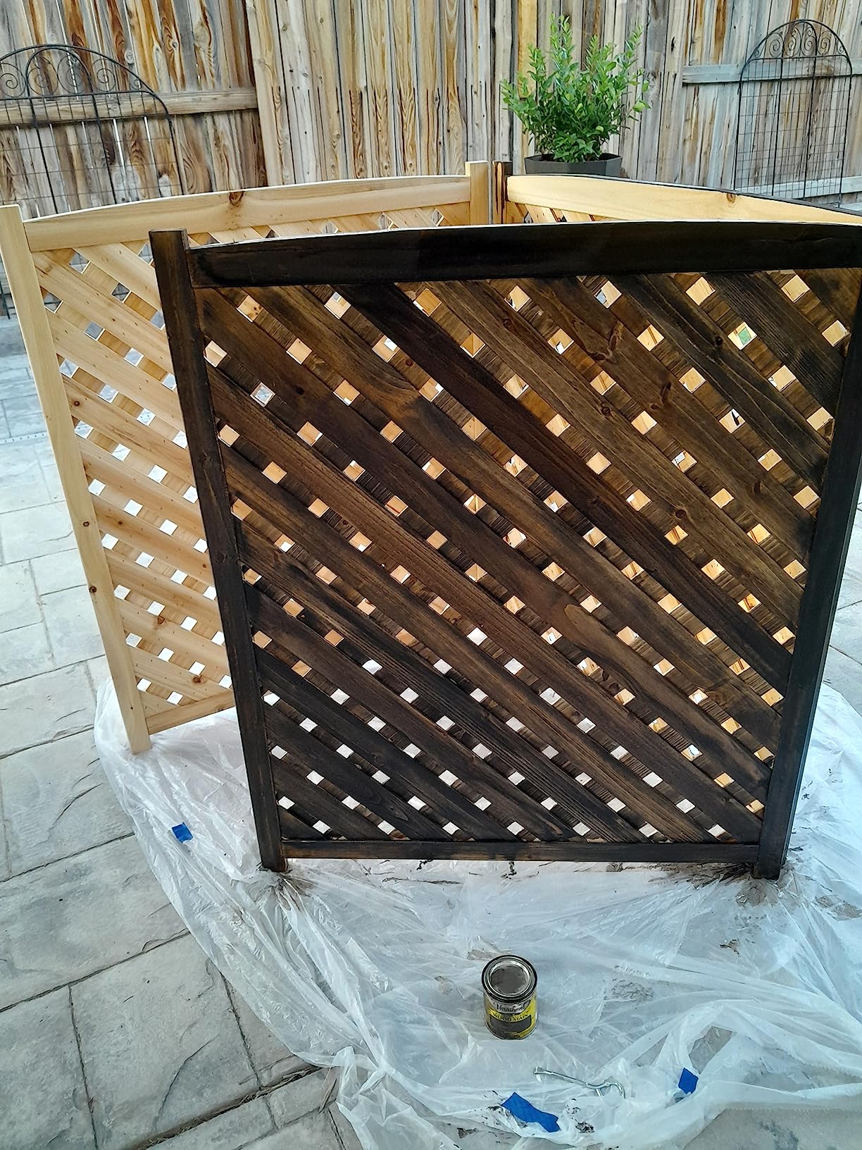 18/mo Finance CASTLECREEK Air Conditioner Fence Screen, AC Covers for Outside to Hide Air