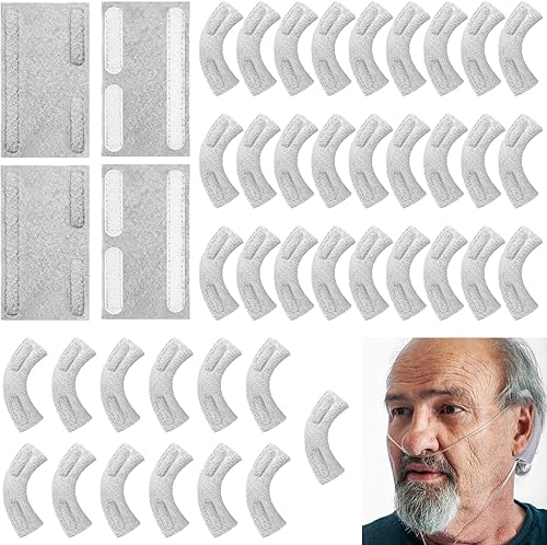 Paquete de 40 almohadillas de cánula nasal para los oídos, almohadillas suaves de oxígeno para los oídos, tubo de oxígeno cómodo, almohadilla para disponible en Yaxa Costa Rica