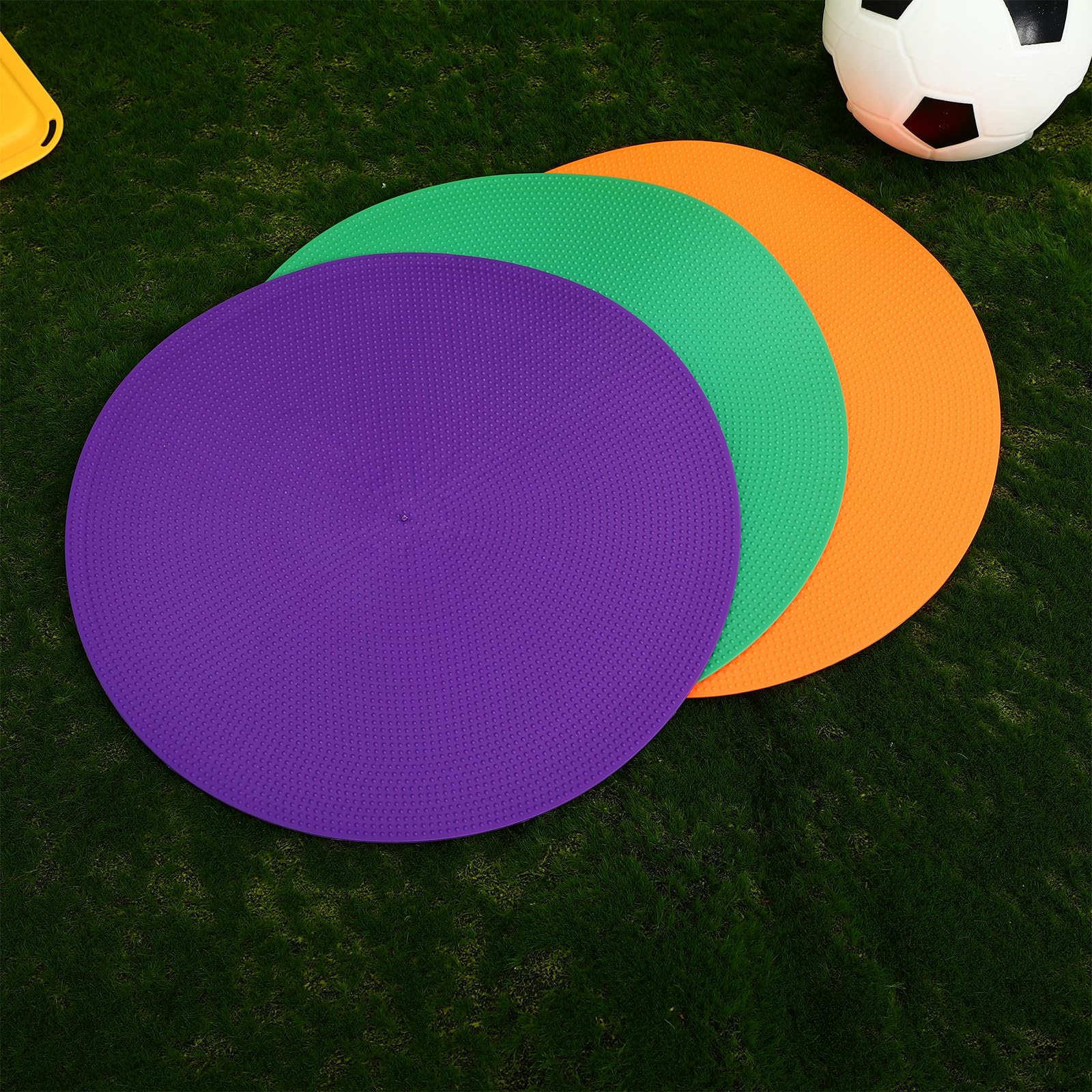 Veemoon 18 Stück Sportmarker für Fußballtraining, Flache Feldmarkierungen