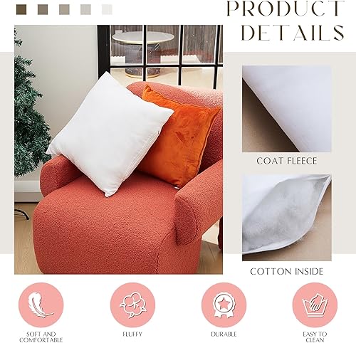 Miniatura 3 de Sintuff 30 piezas de rellenos de almohada de 20 x 20 pulgadas, almohadas de cama y sofá para sala de estar, almohadas decorativas blancas para sofá,