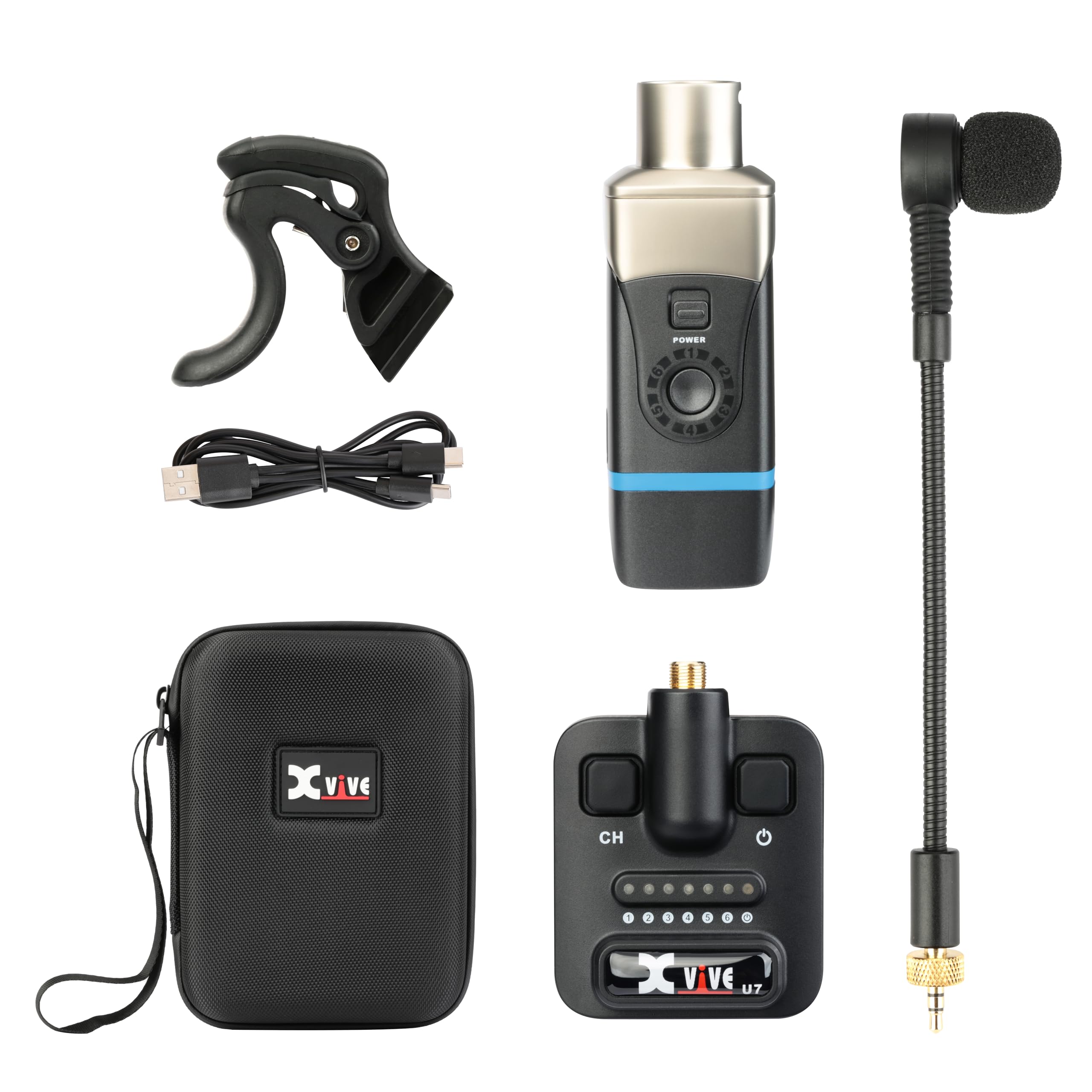 Xvive Saxophone U7 et système sans Fil Trumpet
