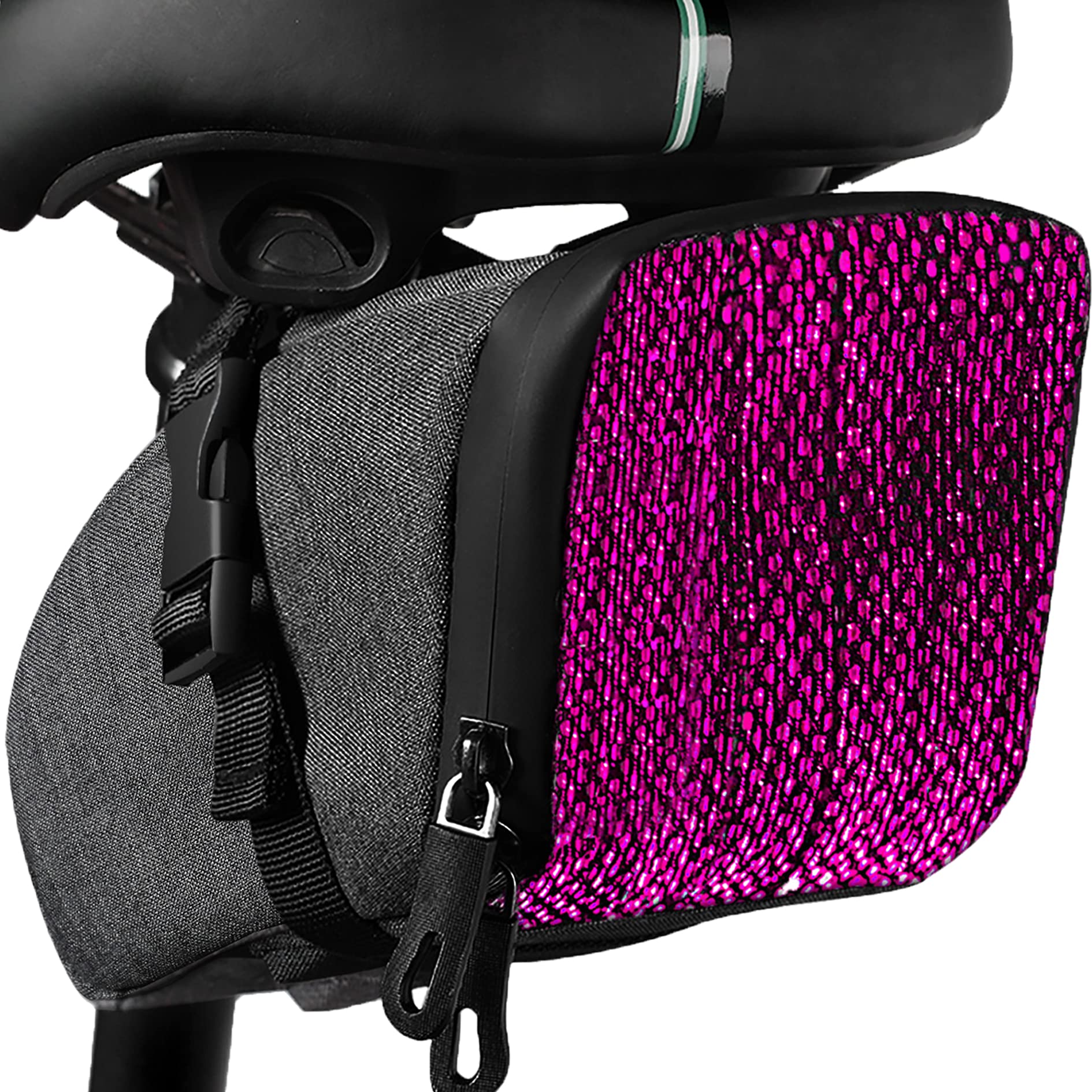 Bike Bag with taillights,Sturdy and Durable,can Store Cycling Accessories, Mobile Phones, Repair Tools, etc.This Bicycle Bag is Suitable for Road and Mountain Bikes